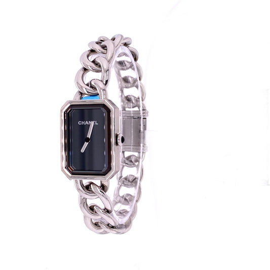 Chanel Premiere Black Dial Ladies Watch H3250 F34YHV - Beverly Hills Watch Company