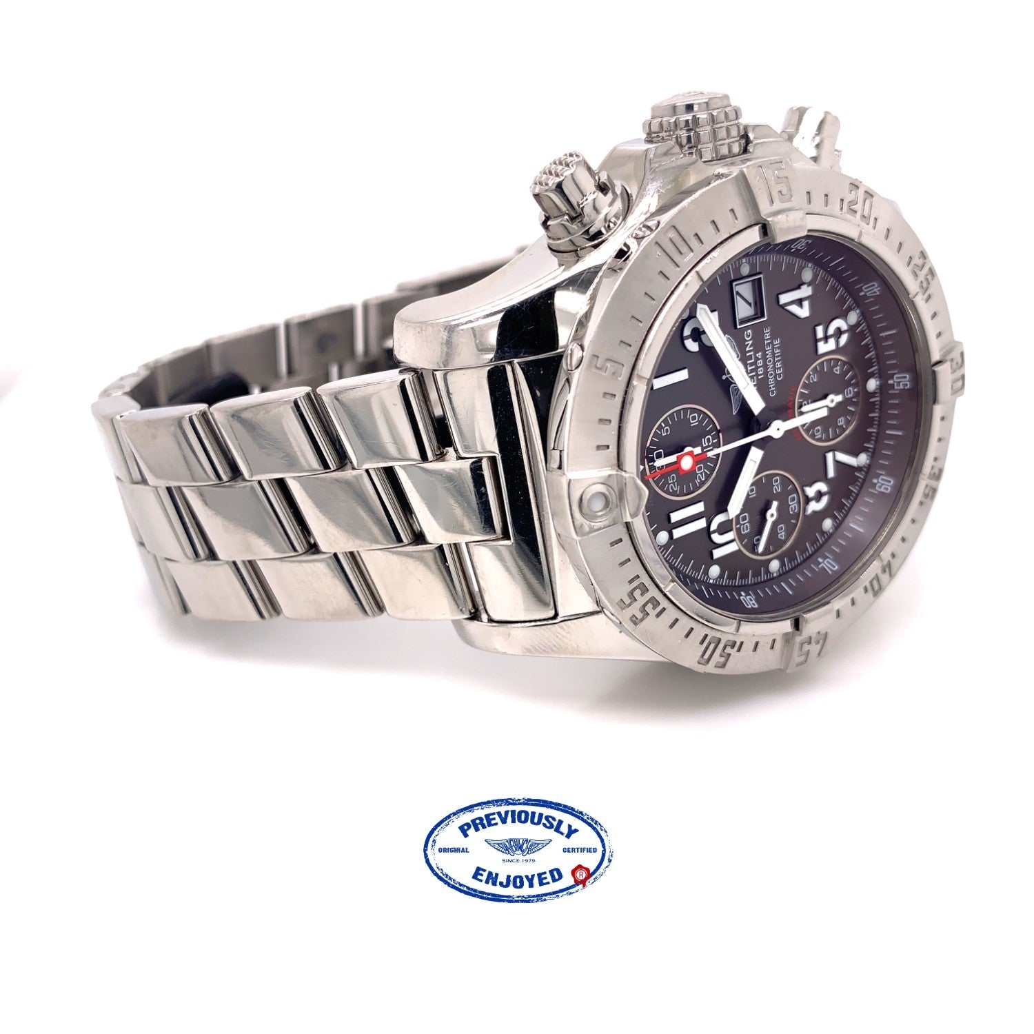 Breitling Avenger Chronograph Gray Dial A1338012/F547 6V74W1 - Beverly Hills Watch Company Watch Store