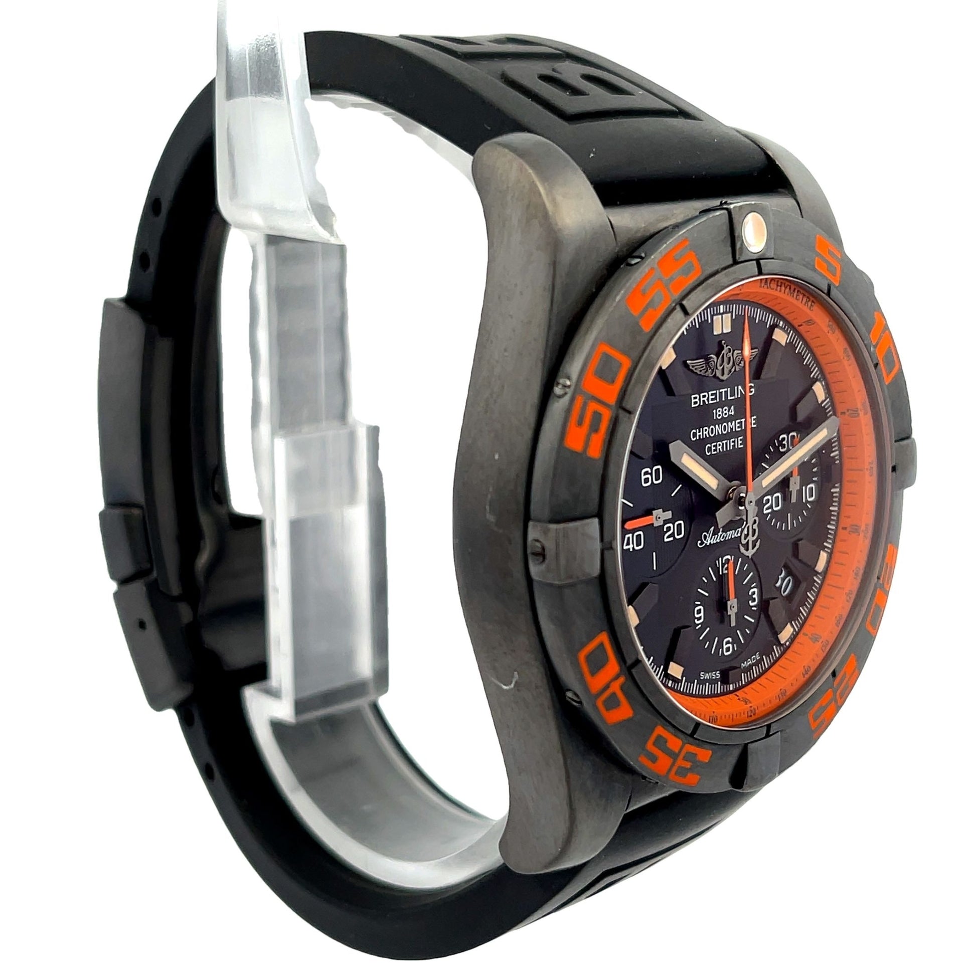 Breitling Chronomat 44mm Raven Blacksteel MB0111C2/BD07/153S - Beverly Hills Watch Company