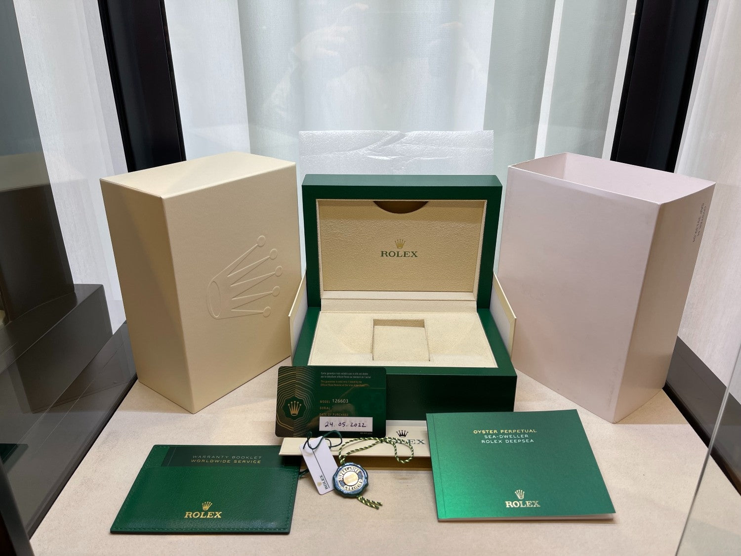 Rolex Sea-Dweller 43mm Yellow Gold and Stainless Steel 126603 - Beverly Hills Watch Company