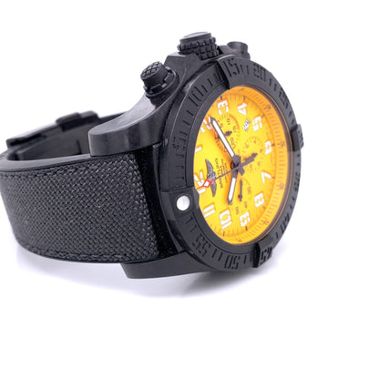 Breitling Hurricane Chronograph 50mm Yellow Dial XB0170E4/i533/282S F8PY5Y - Beverly Hills Watch Company