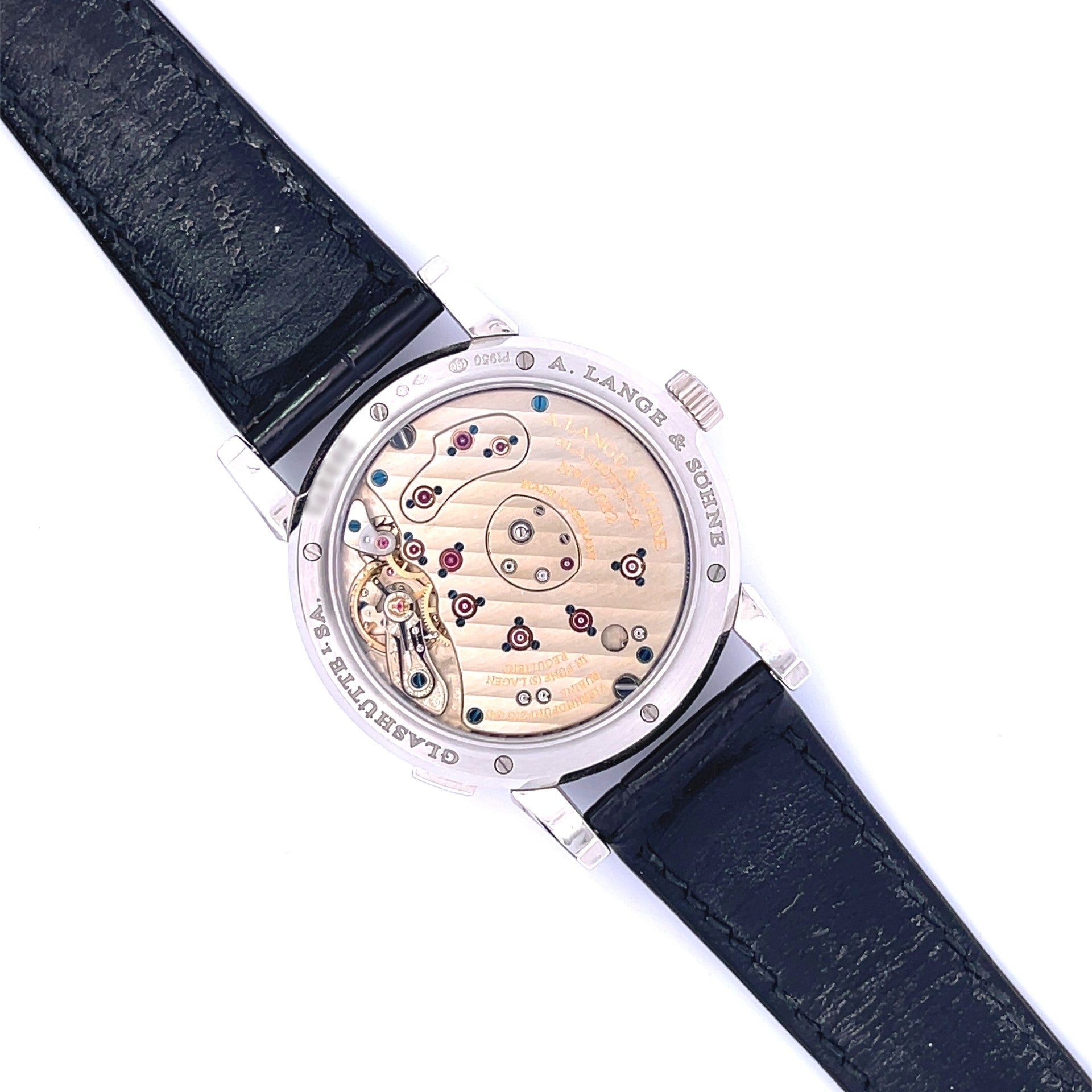 A. Lange & Sohne Lange 1 Moon Phase Platinum 109.025 - Beverly Hills Watch Company