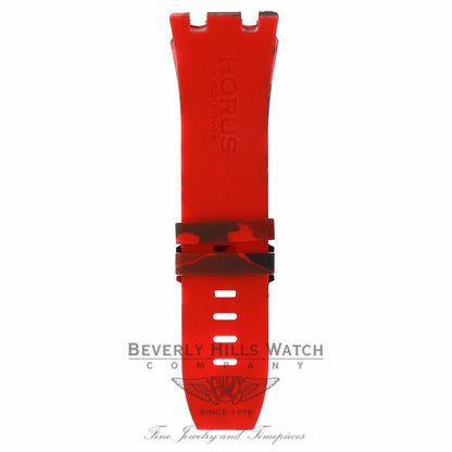 Horus Red Camouflage Rubber Audemars Piguet 44mm Strap 98L0TJ - Beverly Hills Watch