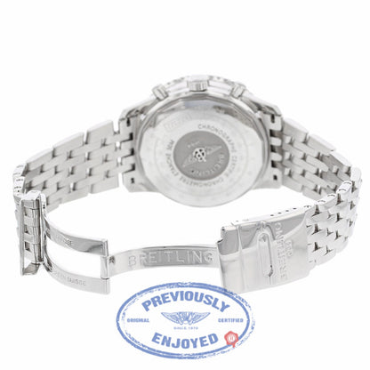 Breitling Cosmonaute Chronograph 42MM Stainless Steel Automatic Black Dial A2232212/B567 4VLV83 - Beverly Hills Watch Company