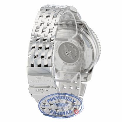 Breitling Cosmonaute Chronograph 42MM Stainless Steel Automatic Black Dial A2232212/B567 4VLV83 - Beverly Hills Watch Company