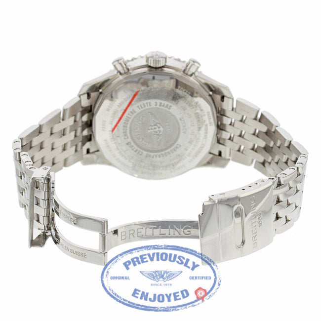 Breitling Navitimer World Stainless Steel Silver Dial A2432212/G571 - Beverly Hills Watch