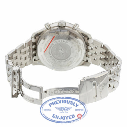 Breitling Navitimer World Stainless Steel Silver Dial A2432212/G571 - Beverly Hills Watch