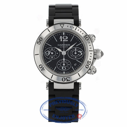 Cartier Pasha Seatimer Chrono 42.5mm W31088U2 - Beverly Hills Watch