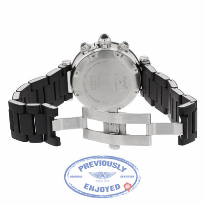 Cartier Pasha Seatimer Chrono 42.5mm W31088U2 - Beverly Hills Watch
