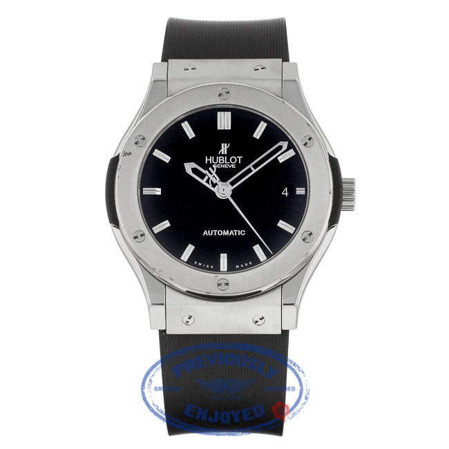 Hublot Classic Fusion Auto 45mm Zirconium Titanium Black Dial 511.ZX.1170.RX CHW139 - Beverly Hills Watch Company