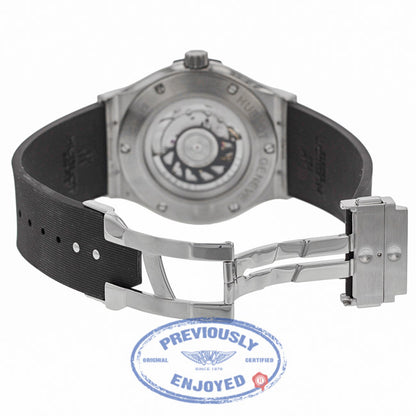 Hublot Classic Fusion Auto 45mm Zirconium Titanium Black Dial 511.ZX.1170.RX CHW139 - Beverly Hills Watch Company