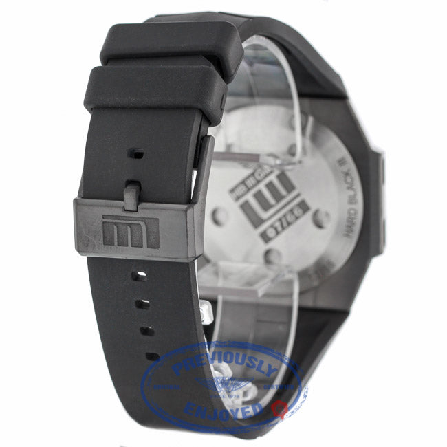 Linde Werdelin Hard Black III GMT 44MM Black Stainless Steel DLC Black Dial Red Markings HB.III-GMT - Beverly Hills Watch