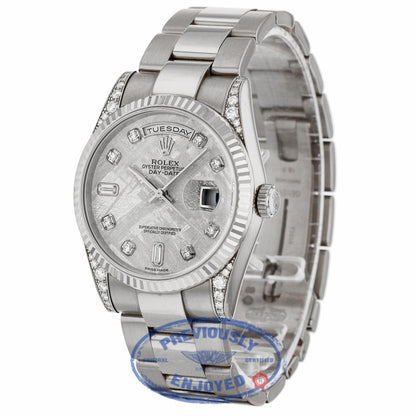 Rolex Day-Date 36mm Factory Diamond Lugs 118339 - Beverly Hills Watch