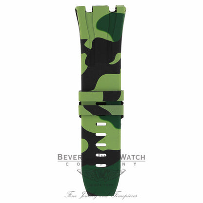 Horus green camouflage rubber strap Audemars Piguet 44mm X41F82 - Beverly Hills Watch