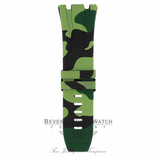 Horus green camouflage rubber strap Audemars Piguet 44mm X41F82 - Beverly Hills Watch