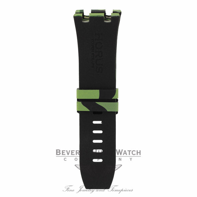 Horus green camouflage rubber strap Audemars Piguet 44mm X41F82 - Beverly Hills Watch