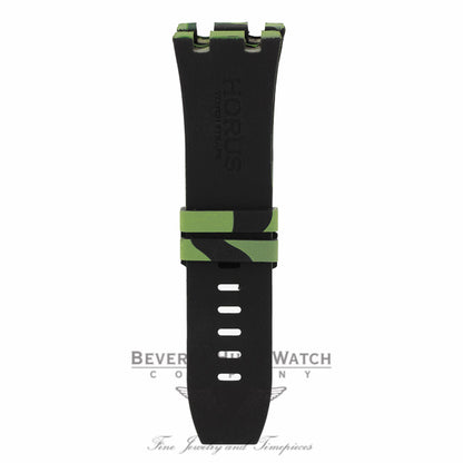 Horus green camouflage rubber strap Audemars Piguet 44mm X41F82 - Beverly Hills Watch
