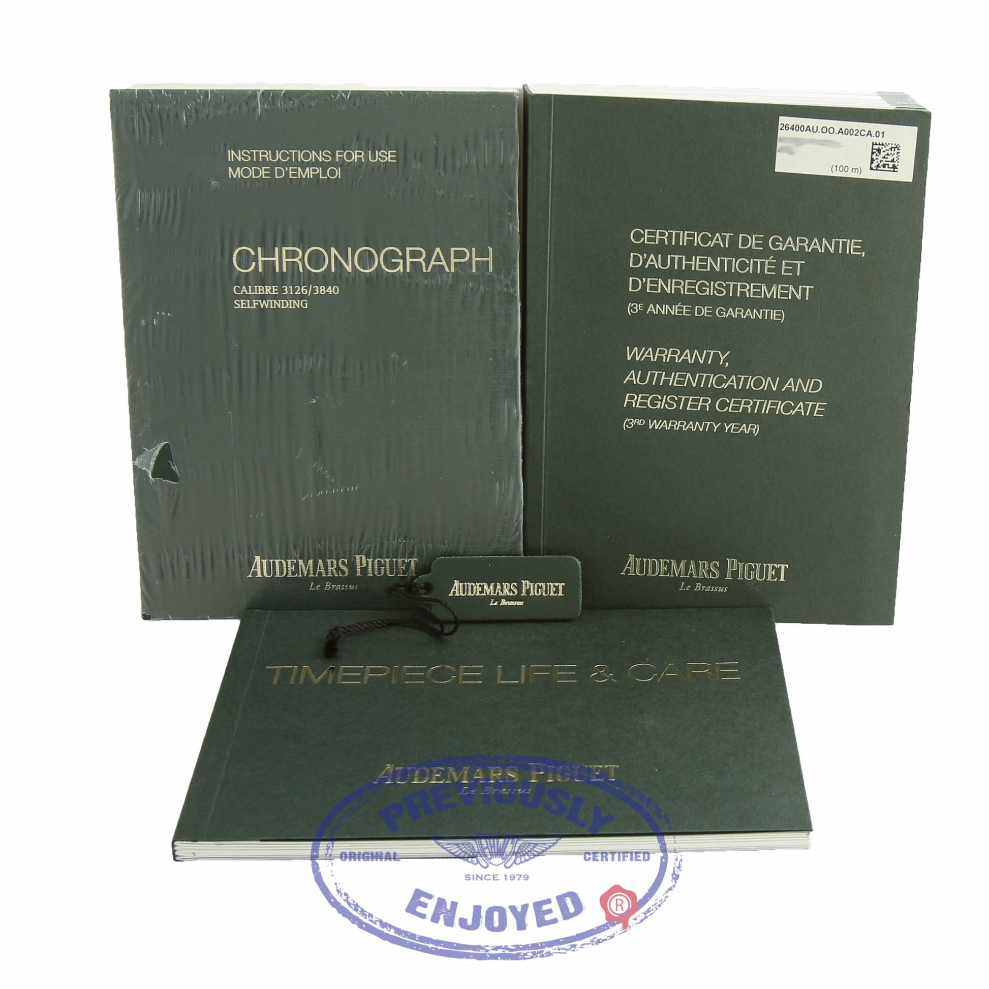 Audemars Piguet Royal Oak Offshore 44mm Forged Carbon Chronograph 26400AU.OO.A002CA.01 1J2VUX - Beverly Hills Watch Company