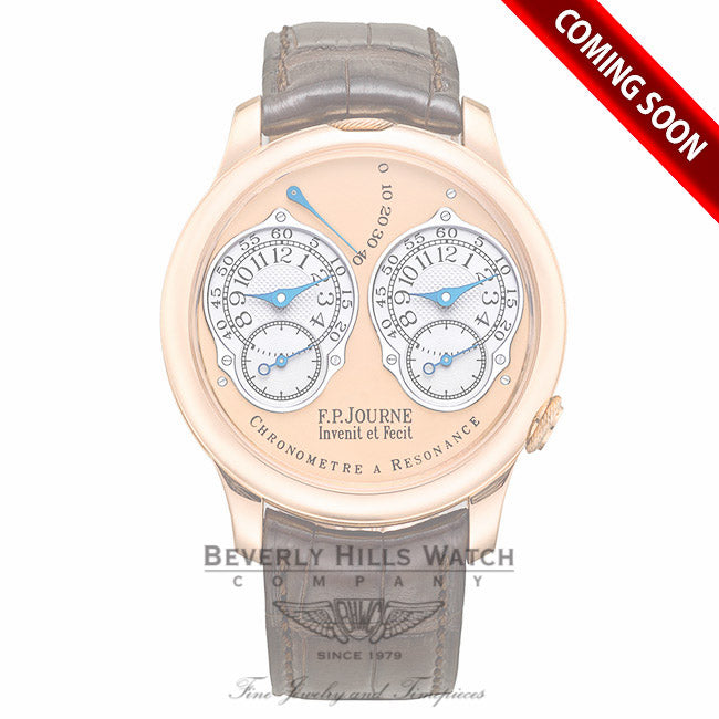 F. P. Journe Rose Gold Resonance Dual Time 223RN 5J5IF2 - Beverly Hills Watch Company Watch Store