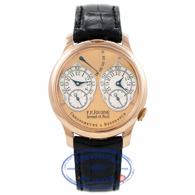 F. P. Journe Rose Gold Resonance Dual Time 223RN 5J5IF2 - Beverly Hills Watch Company Watch Store