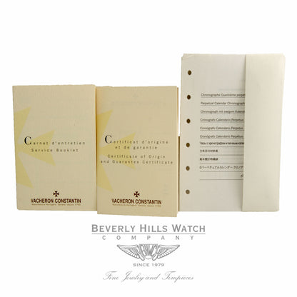 Vacheron Constantin Malte Perpetual Calendar Platinum Chronograph Watch 47212/000P-9250 Beverly Hills Watch Company Watches