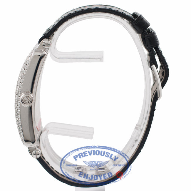 Franck Muller 18K White Gold Long Island Ladies Medium Size Diamond Case 952QZD 5SNNQH - Beverly Hills Watch Company Watch Store