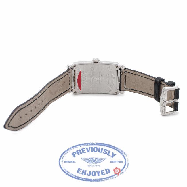 Franck Muller 18K White Gold Long Island Ladies Medium Size Diamond Case 952QZD 5SNNQH - Beverly Hills Watch Company Watch Store