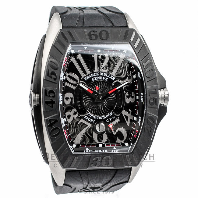 Franck Muller Conquistador Sport GPG Titanium Case Rubber Strap Watch 9900 SC DT GPG Beverly Hills Watch Company Watches