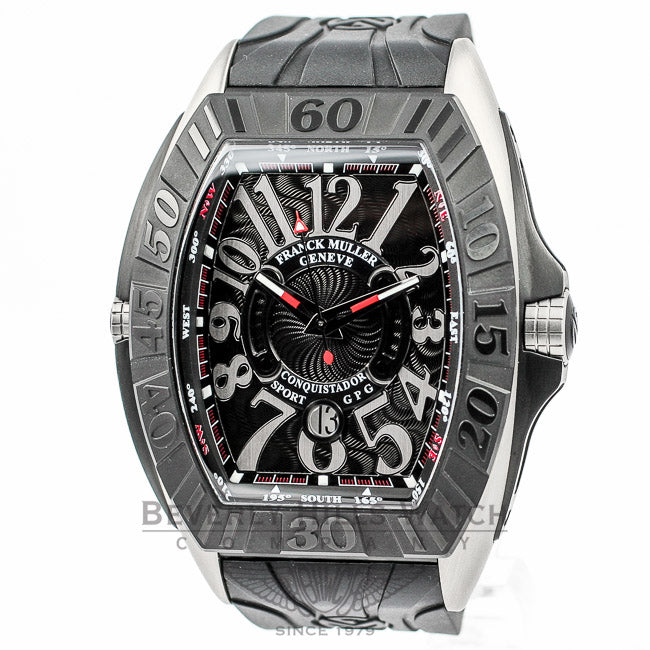 Franck Muller Conquistador Sport GPG Titanium Case Rubber Strap Watch 9900 SC DT GPG Beverly Hills Watch Company Watches