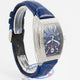 Franck Muller Conquistador White Gold Diamond Case Blue Dial Watch 80055SCD Beverly Hills Watch Company Watch Store