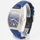 Franck Muller Conquistador White Gold Diamond Case Blue Dial Watch 80055SCD Beverly Hills Watch Company Watch Store
