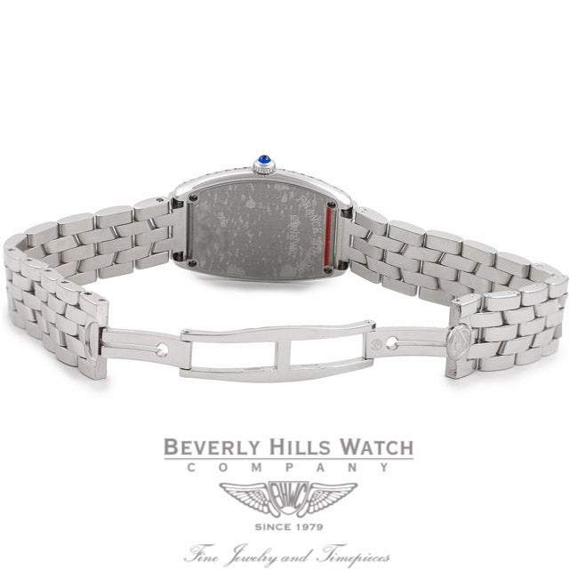 Franck Muller Curvex Ladies Diamond Bezel Stainless Steel 1752 QZ D BMUN2G - Beverly Hills Watch Company Watch Store