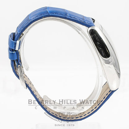 Franck Muller Curvex White Gold Blue Dial Watch 5850 SC