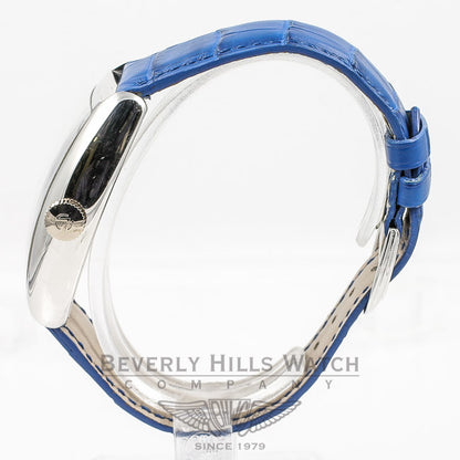 Franck Muller Curvex White Gold Blue Dial Watch 5850 SC