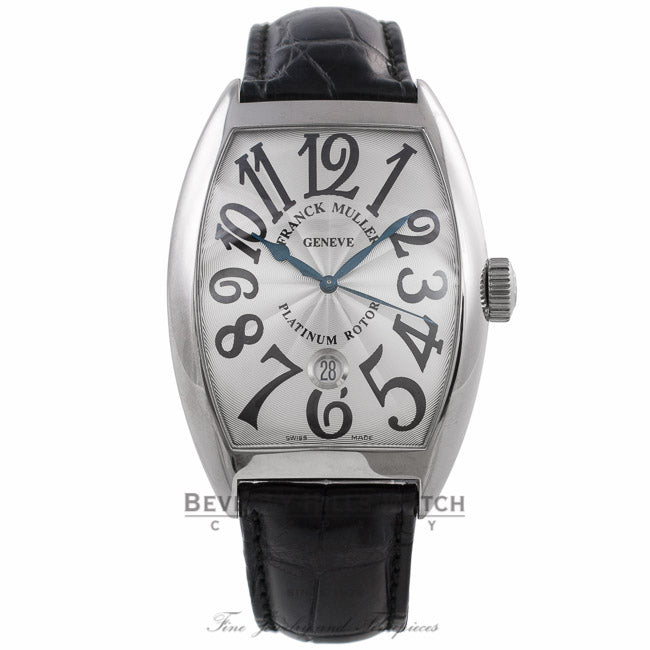 Franck Muller Curvex XL Gents Automatic Stainless Steel Silver Dial 8880 B SC DT Q8EP39 - Beverly Hills Watch Company Watch Store