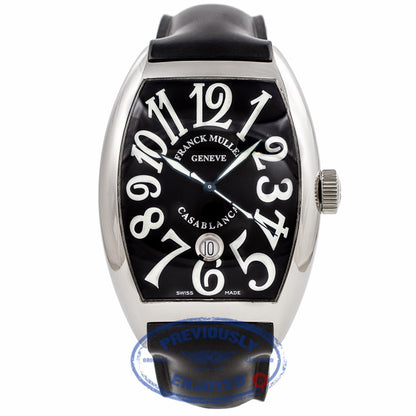 Frank Muller Gents Casablanca Black Dial Stainless Steel 8880CDTACB 5B65C4 - Beverly Hills Watch Company Watch Store