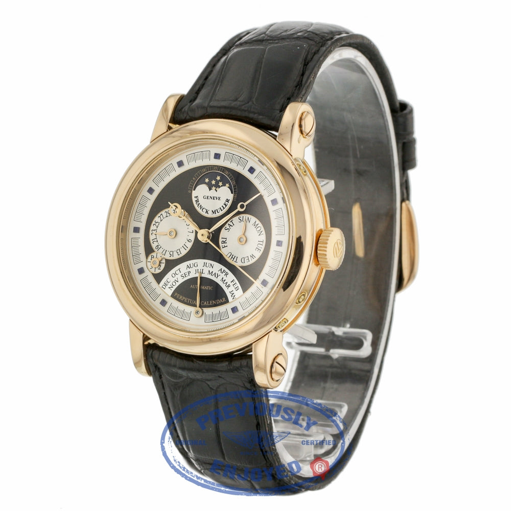 Franck Muller GTS Perpetual Calender 39mm 18k Rose Gold 7000QPA FWX9M3 - Beverly Hills Watch