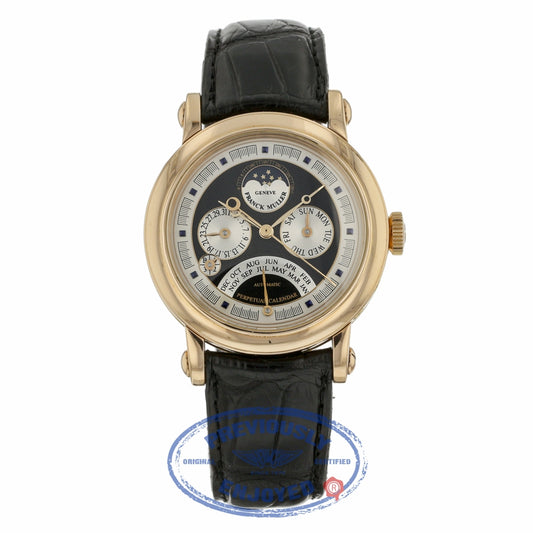Franck Muller GTS Perpetual Calender 39mm 18k Rose Gold 7000QPA FWX9M3 - Beverly Hills Watch