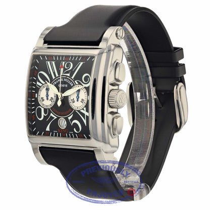 Franck Muller King Cortez Chronograph Stainless Steel Black Dial 1000 K CC DM8VTH - Beverly Hills Watch Company