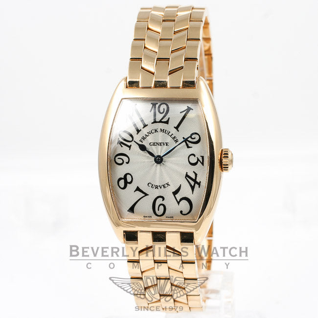 Franck Muller Ladies Curvex Rose Gold 7502QZO Beverly Hills Watch Store