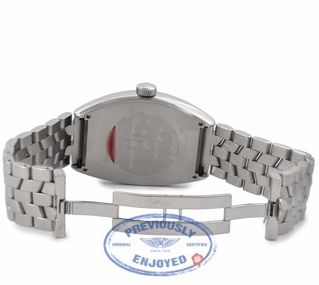 Franck Muller Large Casablanca Stainless Steel Black Dial 8880CDTBK 64LFIC - Beverly Hills Watch Company Watch Store