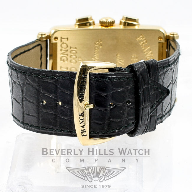 Franck Muller Long Island Yellow Gold Chronograph Watch 1100CC DT QZ Beverly Hills Watch Company