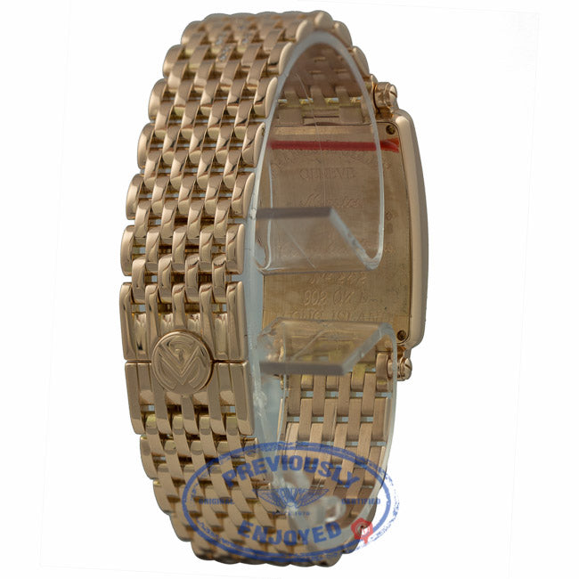 Franck Muller Long Island 18k Rose Gold Diamond Bezel Bracelet 902QZ D B FH6XJ9 - Beverly Hills Watch Company