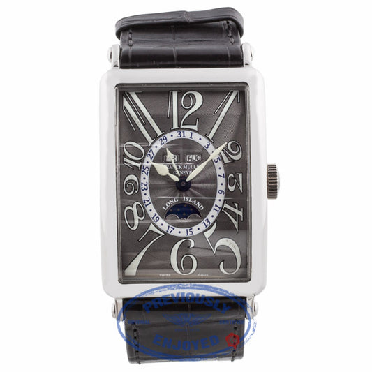 Franck Muller Long Island White Gold Master Calendar Lunar Watch 1200MCL - WEPYDT - Beverly Hills Watch Company