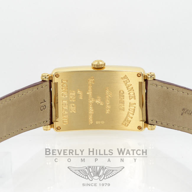Franck Muller 18K Yellow Gold Long Island Watch 952QZ Beverly Hills Watch Company Watches