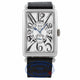 Franck Muller Long Island Big Date 18k White Gold Silver Dial 1200 S6 GG CV4192