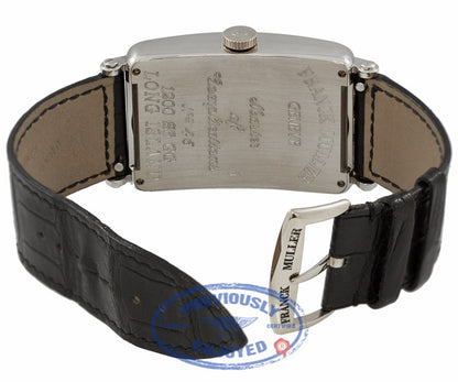 Franck Muller Long Island Big Date 18k White Gold Silver Dial 1200 S6 GG CV4192