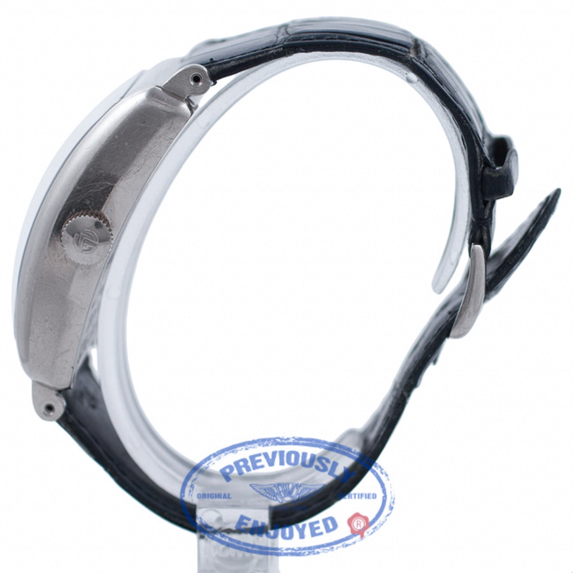 Franck Muller Long Island Grand Date 18k White Gold Black Dial 1200 S6 GG CZVKUN - Beverly Hills Watch Company Watch Store