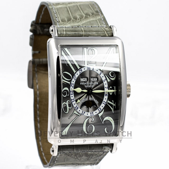Franck Muller Long Island White Gold Master Calendar Lunar Watch 1200MCL Beverly Hills Watch Company