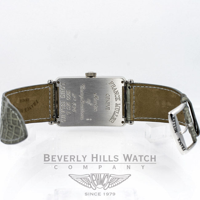 Franck Muller Long Island White Gold Master Calendar Lunar Watch 1200MCL Beverly Hills Watch Company